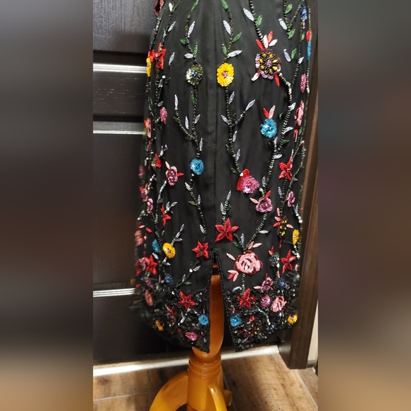 NWT Camille Marie Sequin & Embroidered Skirt - Picture 2 of 6